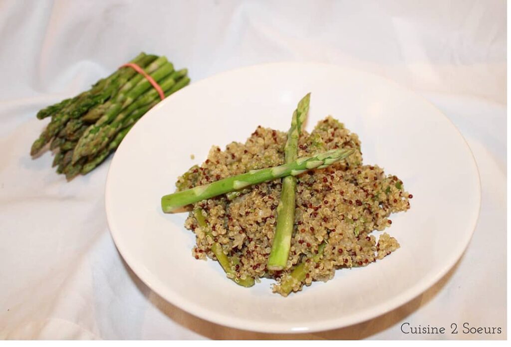 Quinoasotto aux asperges
