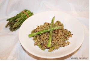 Quinoasotto aux asperges