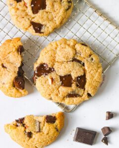 Cookies noisettes sans beurre et sans huile