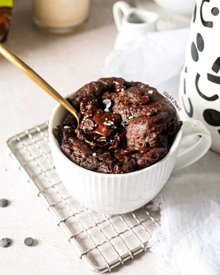 Mug cake au chocolat fondant Mug cake au chocolat fondant