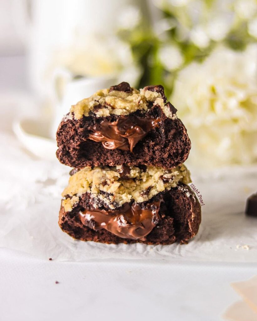 Brioche façon brownie et cookie express