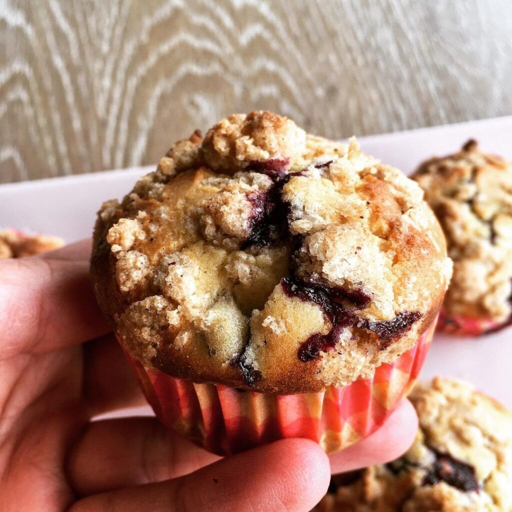 Muffins aux myrtilles comme chez starbucks