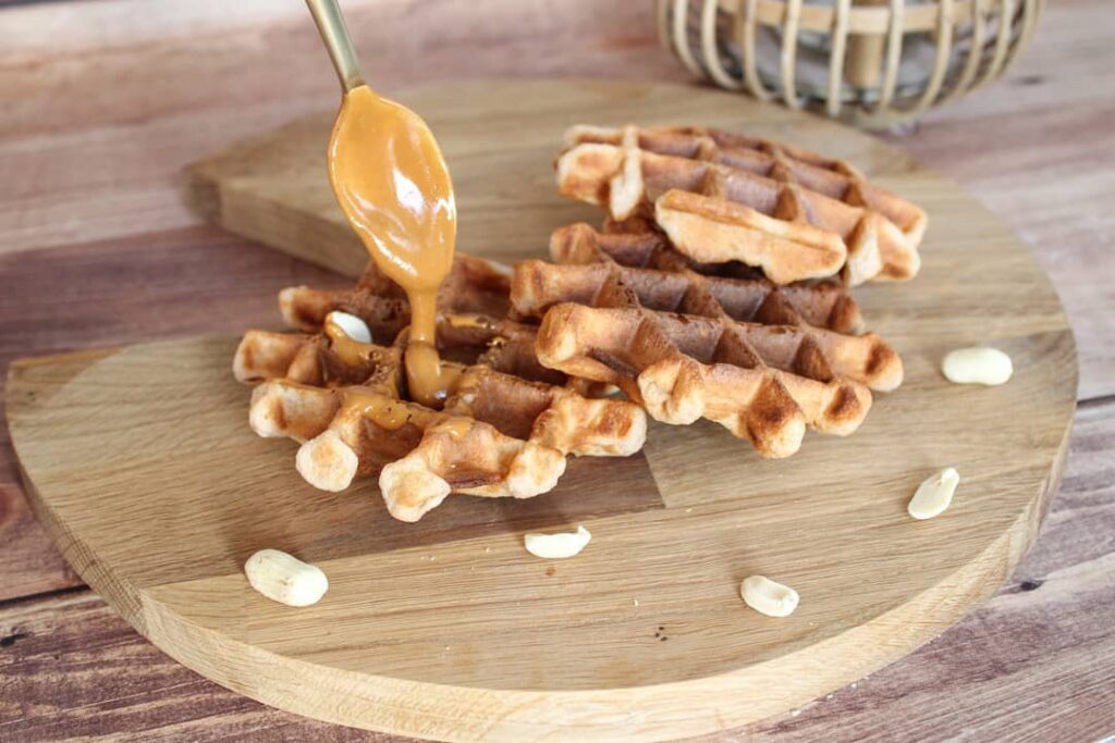 Gaufre aux cacahuètes