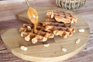 Gaufre aux cacahuètes