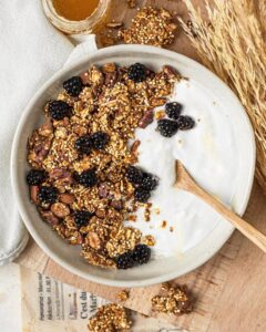 Granola croquant au quinoa et miel