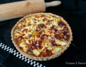 Tarte kaposha, feta et noix