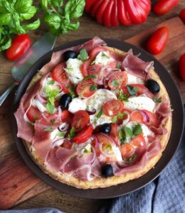 Rostata di patata à la tomates mozzarella