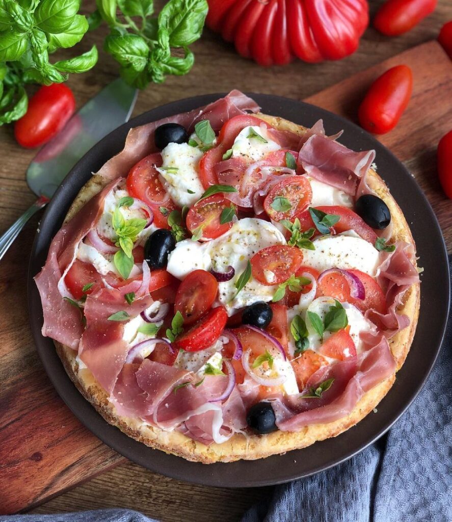 Rostata di patata à la tomates mozzarella