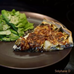 Quiche poireaux lardons Quiche poireaux lardons
