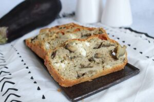 Cake aubergine, feta et pesto