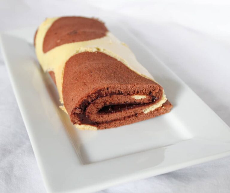 Gâteau roulé façon girafe