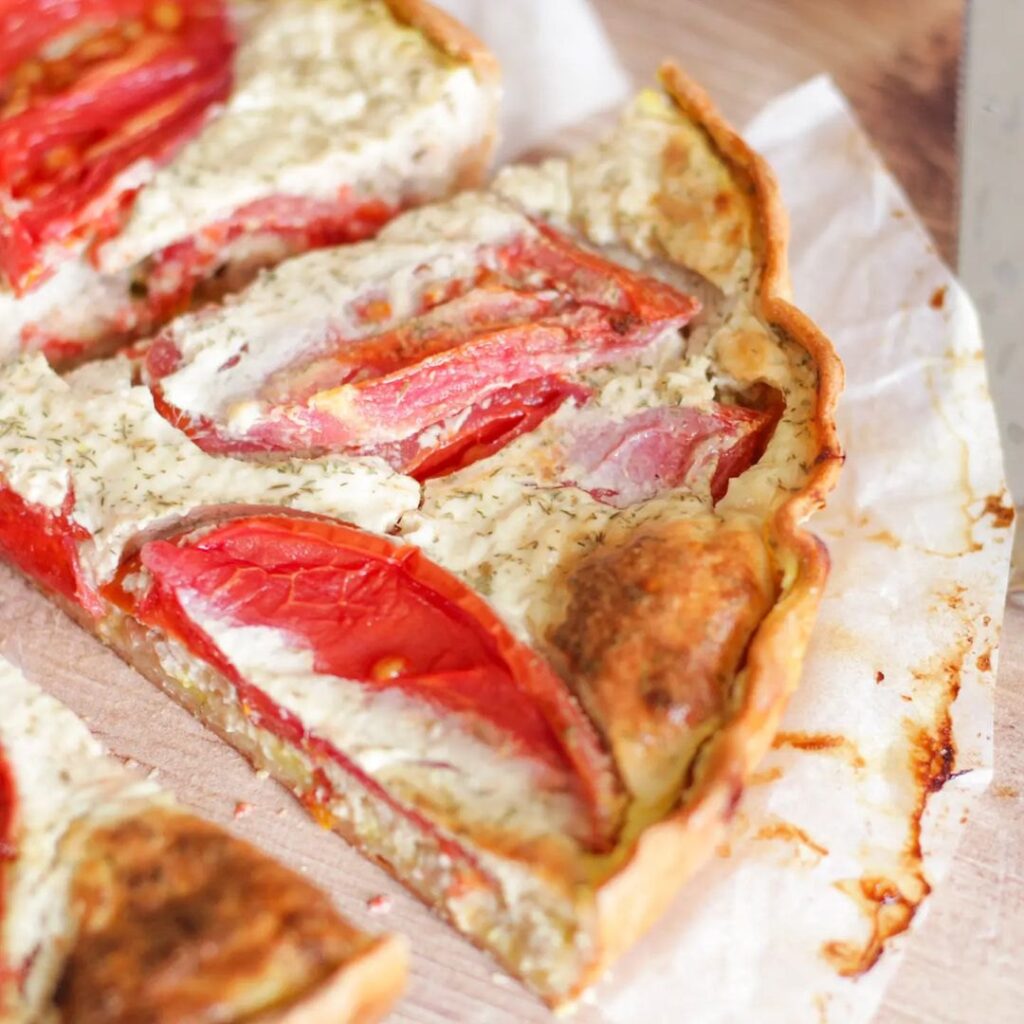 Tarte tomate et thon