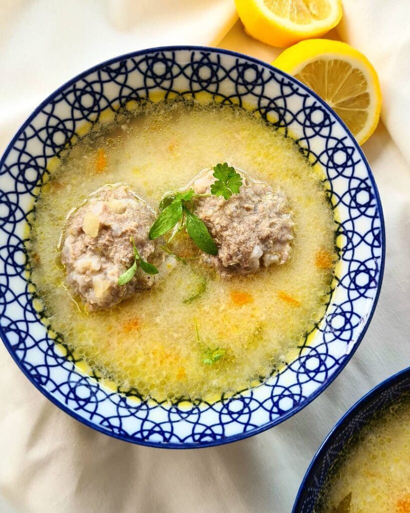 Youvarlakia ou soupe de boulettes