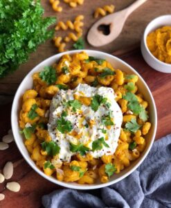 Pâtes au pesto de carottes