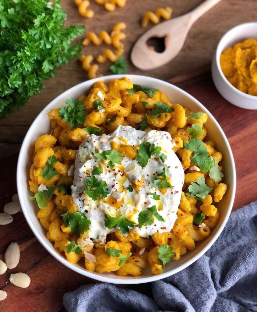 Pâtes au pesto de carottes