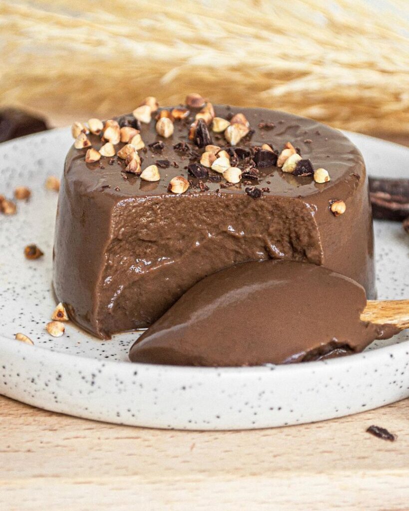 Flan au chocolat healthy