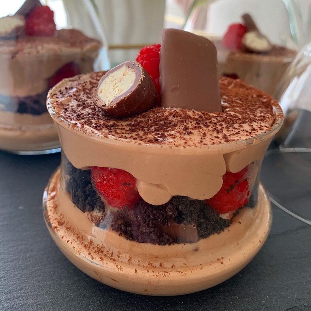 Tiramisu nutella framboise au robot