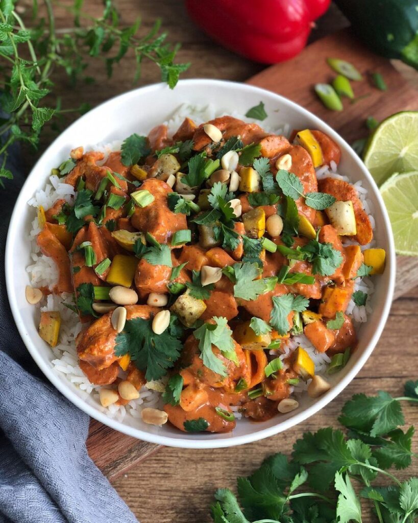 Curry panang au poulet
