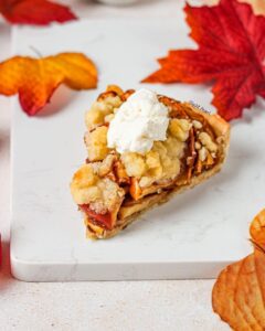 Tarte aux pommes façon crumble vegan