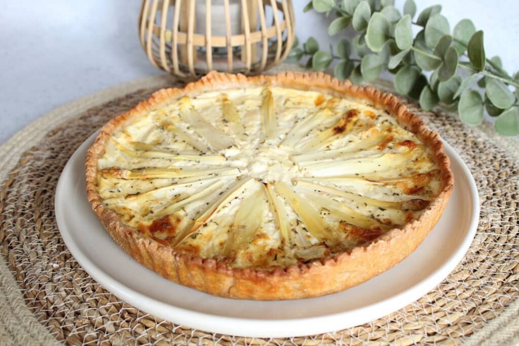 Tarte asperges et mozzarella