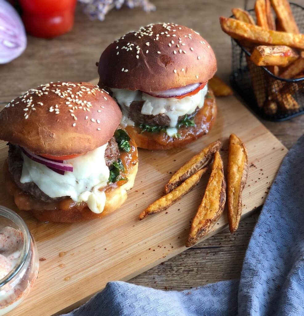 Burgers chutney de mangue