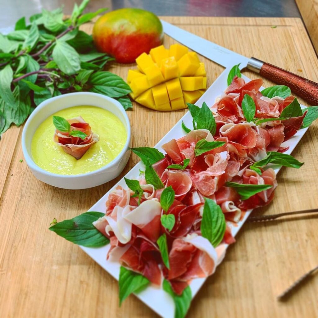 Gaspacho à la mangue