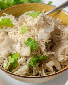 Riz à la crème et aux champignons au four