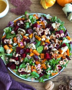 Salade d’Automne aux crevettes grises Salade d’Automne aux crevettes grises
