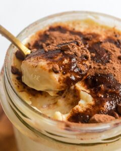 Tiramisu végan au tofu