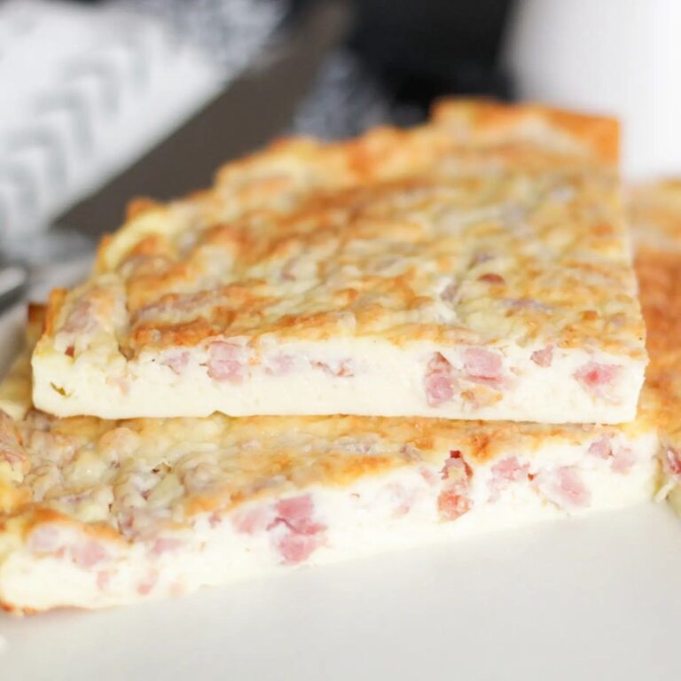 Quiche sans pâte façon Lorraine Quiche sans pâte façon Lorraine