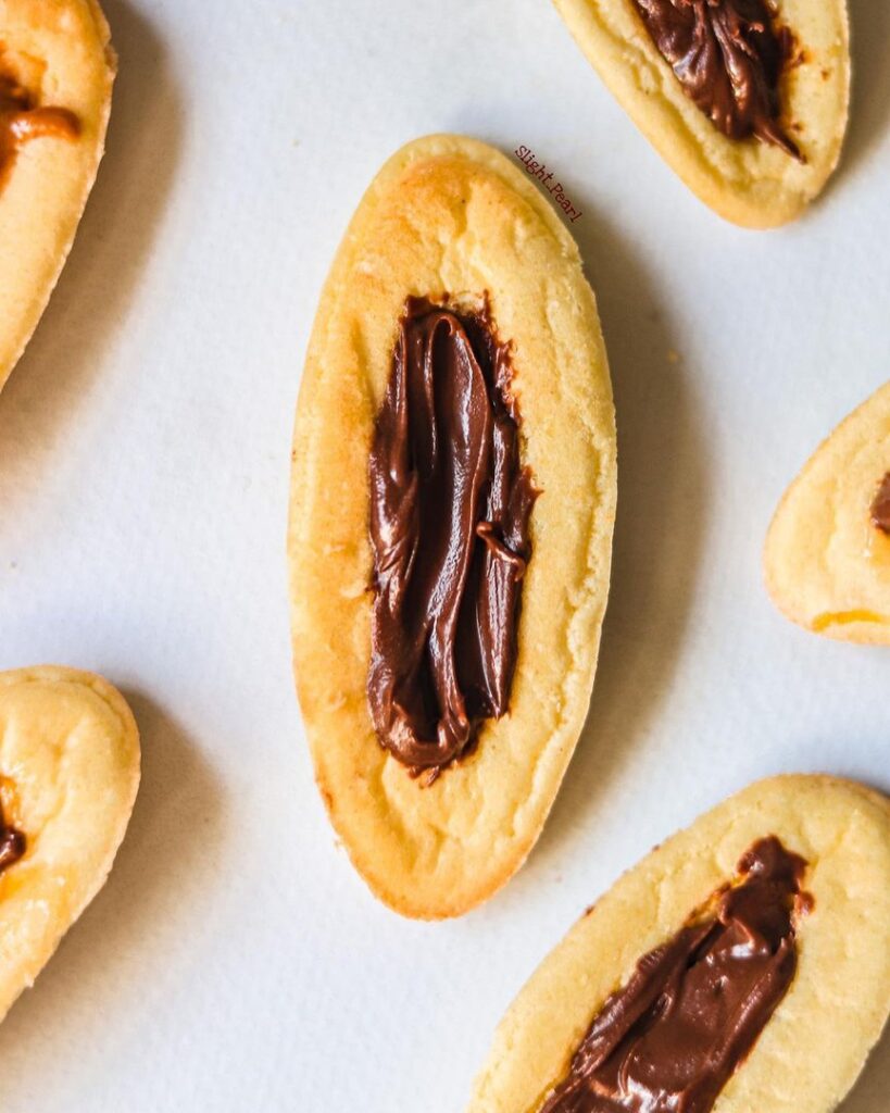 Barquettes de notre enfance à la pâte à tartiner