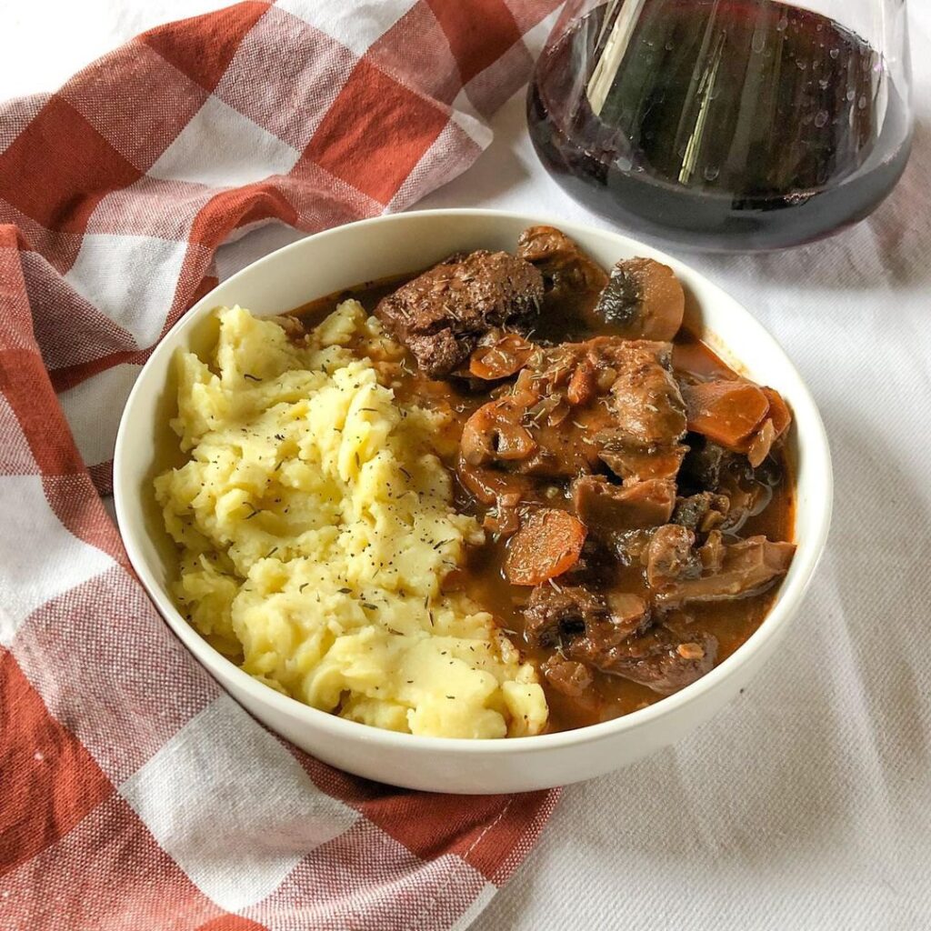 Bourguignon végétarien