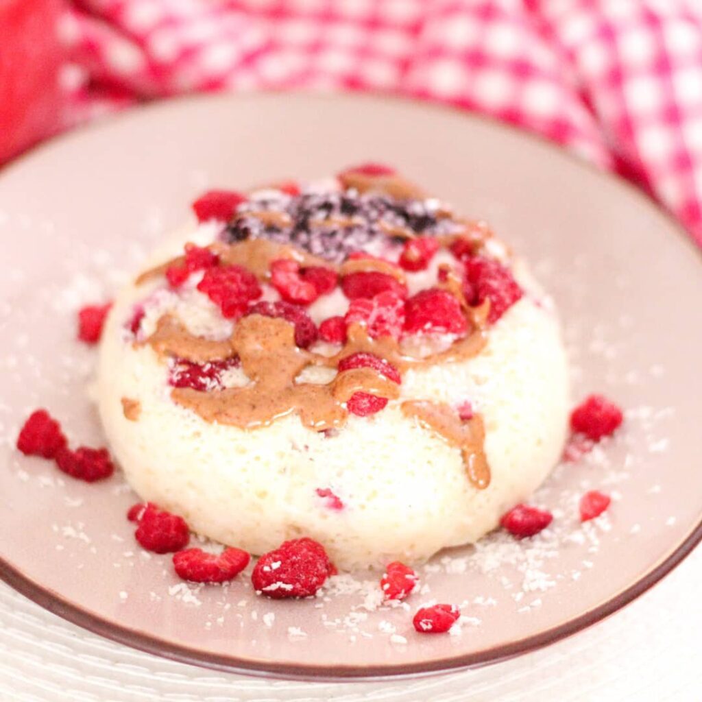Bowl cake framboises et coco