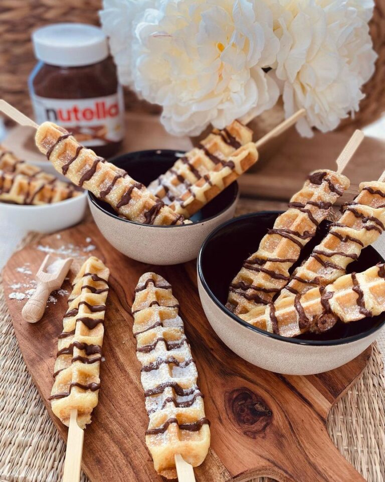 Churros en brochettes