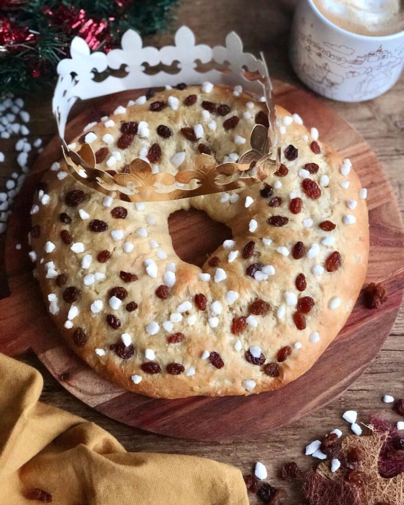 Brioche des Rois au Rhum et raisins