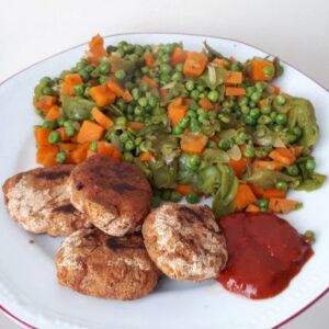 Nuggets à la farine de patate douce