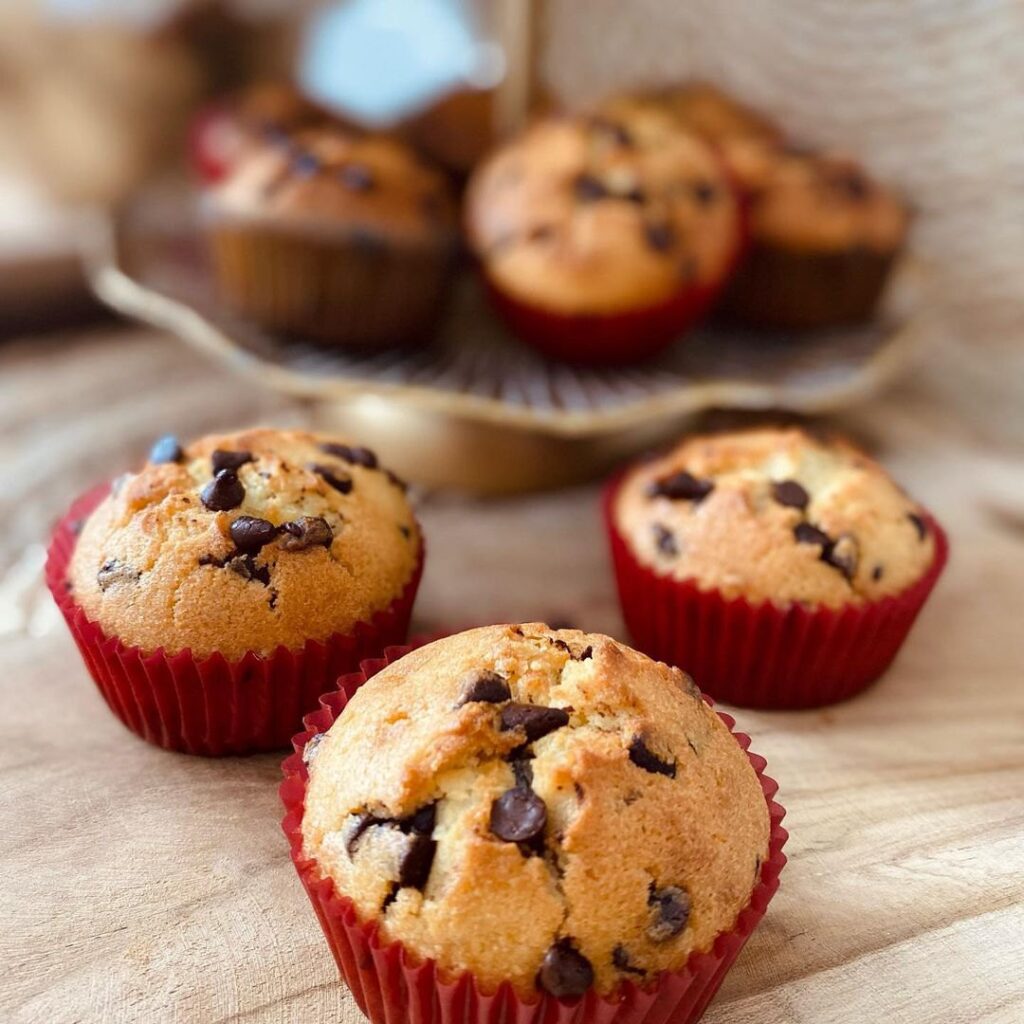 Muffins rapides aux pépites de chocolat