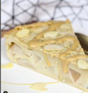 Clafoutis poire et amandes