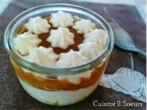 Mousse de fromage blanc mangue, coco Mousse de fromage blanc mangue, coco