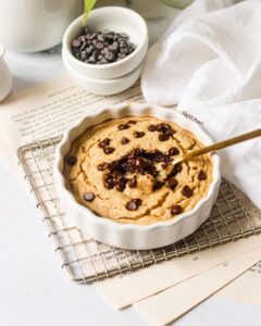 Gâteau aux flocons d&rsquo;avoine et aux pépites de chocolat