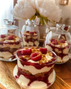 Tiramisu Spéculoos et framboises