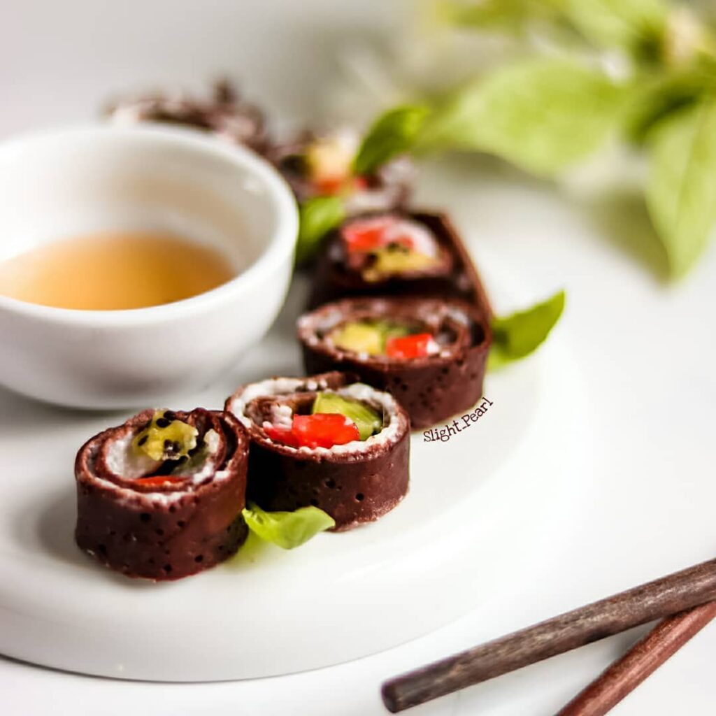 Crêpes façon makis sucrés