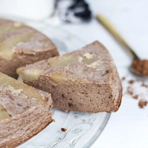 Cheesecake poire et chocolat