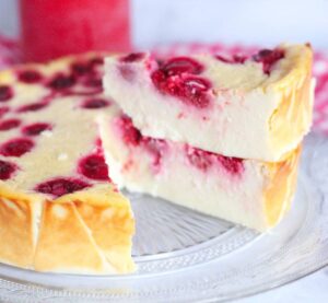 Cheesecake aux framboises