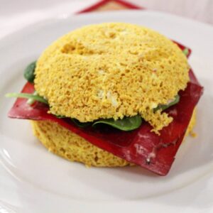 Sandwich au bœuf séché façon bowl cake