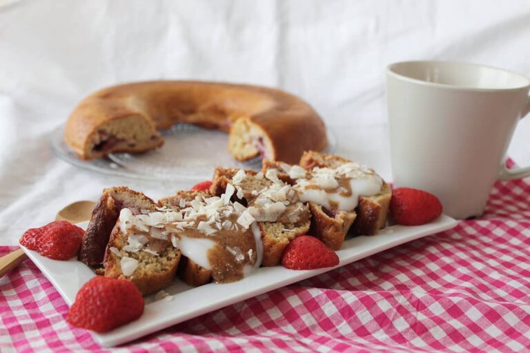 Moelleux aux fraises