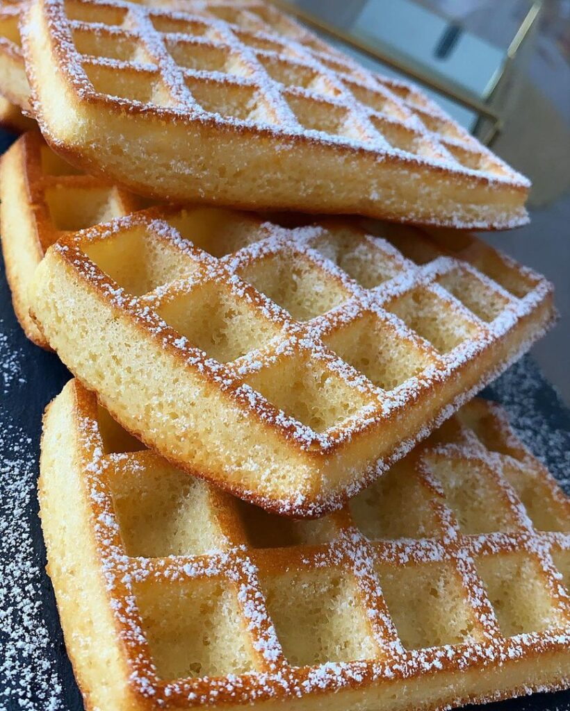 Gaufre vanille au robot sans machine