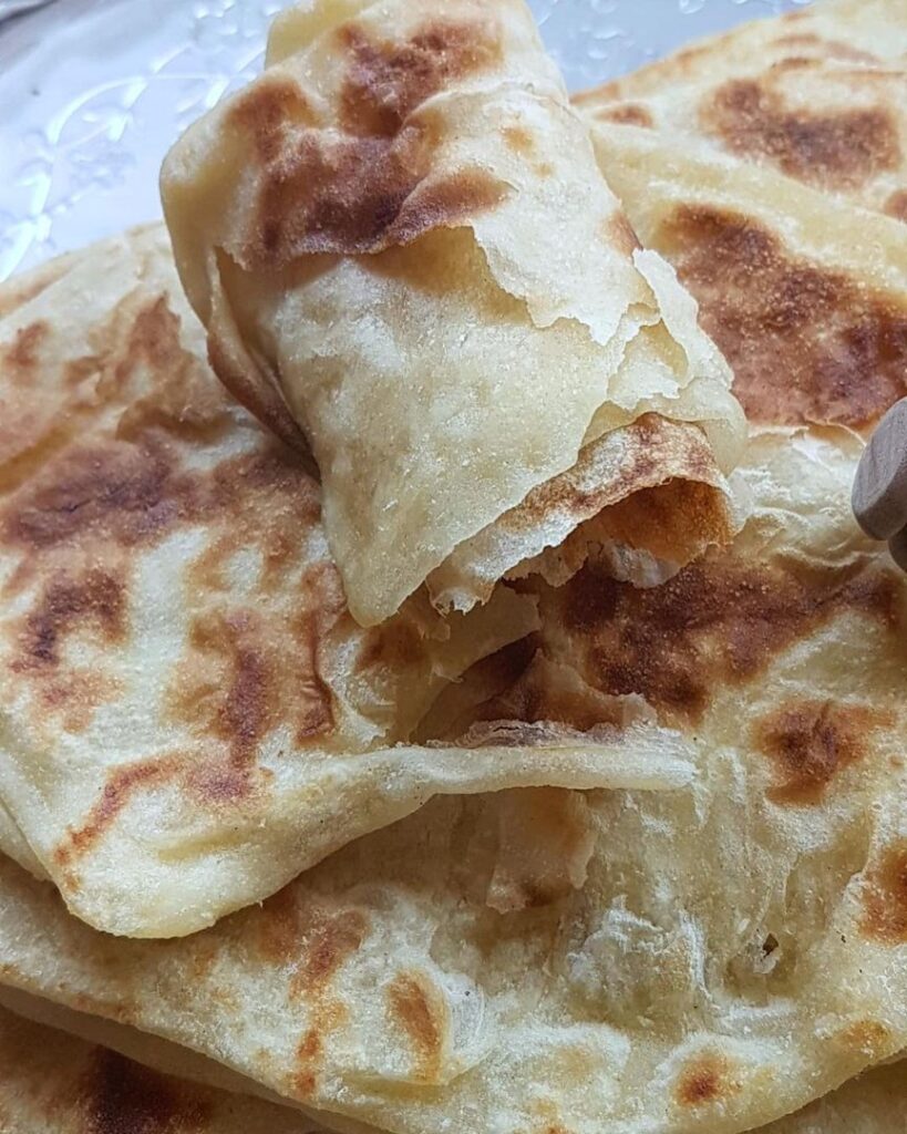 Crêpe feuilletée msemen