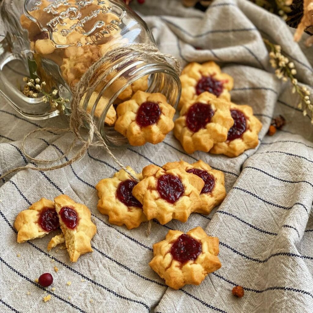 Biscuits à la confiture