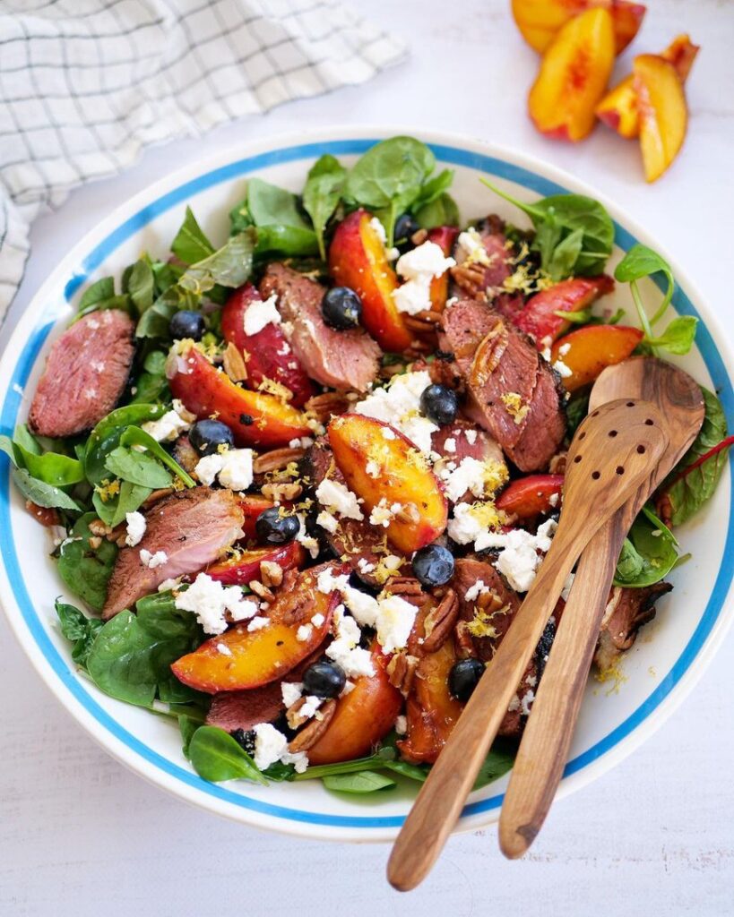 Salade au magret de canard